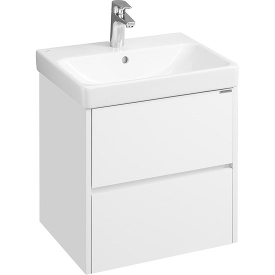 AQUATON Тумба под раковину Сканди 55 532x510x427 подвесная, белая (1A251701SD010) 1A251701SD010 - фото 362198