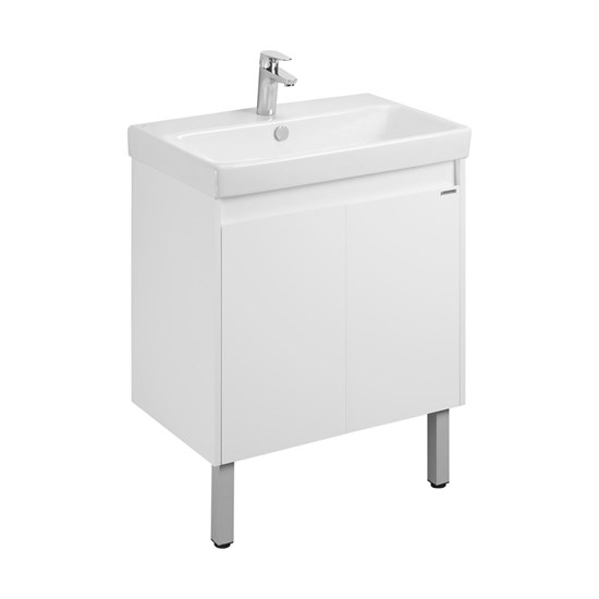 AQUATON Тумба под раковину Сканди 70 Doors универсальная, белый (1A278901SD010) 1A278901SD010 - фото 362205