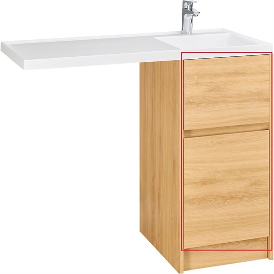 AQUATON Фасад для тумбы Лондри 40 Дуб Сантана (1A274901LH0C0) 1A274901LH0C0 - фото 362409