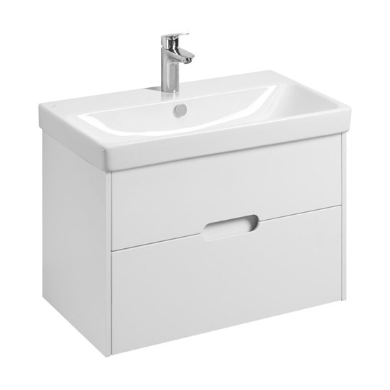 AQUATON Тумба под раковину Оливия 80 Белый матовый (1A283101OL010) 1A283101OL010 - фото 362727