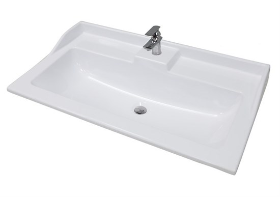 AQUATON Раковина Фабиа 800, белая (1A708031FB010) 1A708031FB010 - фото 363251