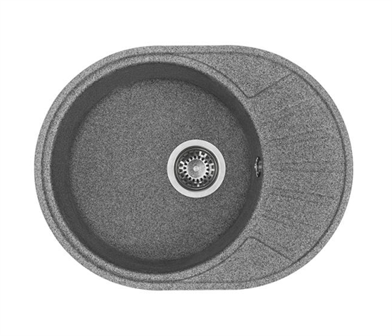 AQUATON Кухонная мойка Чезана, серая (1A711232CS230) 1A711232CS230 - фото 363282