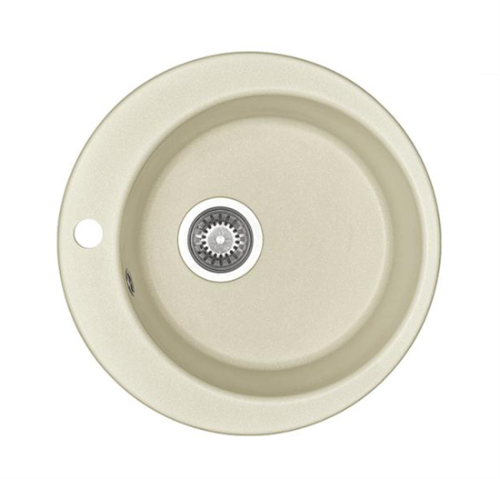 AQUATON Кухонная мойка Иверия 480мм., цвет жемчуг (1A711032IV240) 1A711032IV240 - фото 363297