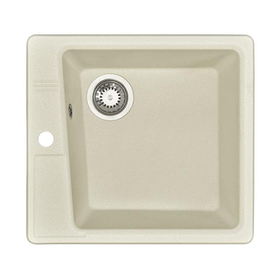 AQUATON Кухонная мойка Парма 510х470х175мм., цвет жемчуг (1A713032PM240) 1A713032PM240 - фото 363396