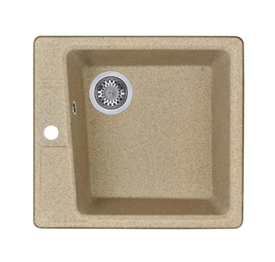 AQUATON Кухонная мойка Парма 510х470х175мм, песочная (1A713032PM220) 1A713032PM220 - фото 363406