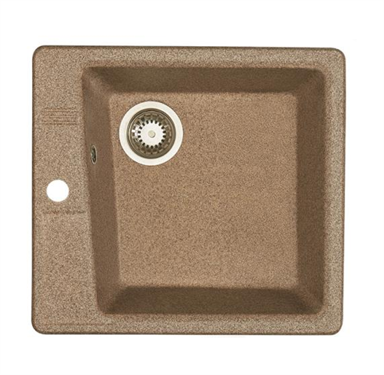 AQUATON Кухонная мойка Парма 510х470х175мм, цвет терракотовый (1A713032PM270) 1A713032PM270 - фото 363416