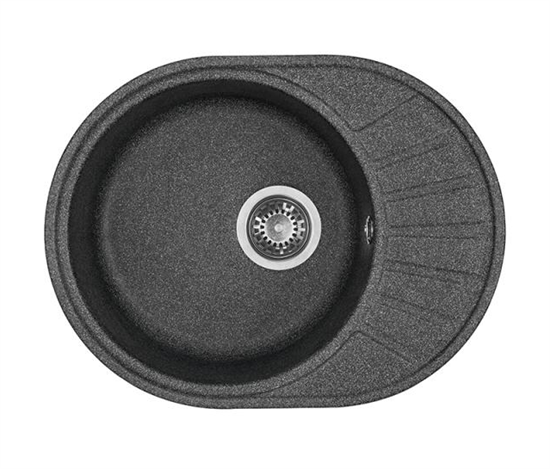AQUATON Кухонная мойка Чезана, графит (1A711232CS210) 1A711232CS210 - фото 363447