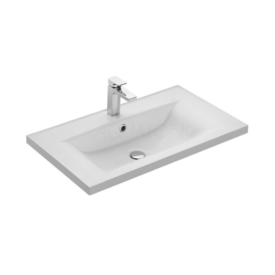 AQUATON Раковина Айрис 80, белая (1A722931AG010) 1A722931AG010 - фото 363702
