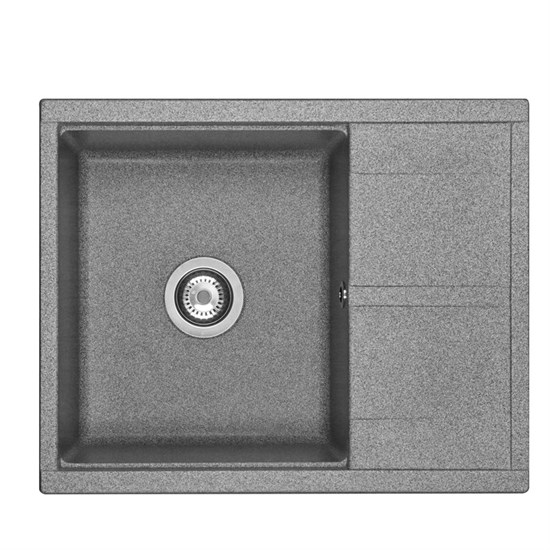 AQUATON Кухонная мойка Делия 65, серая (1A718632DE230) 1A718632DE230 - фото 363713