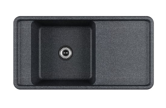 AQUATON Мойка для кухни Беллис 97 графит (1A725132BS210) 1A725132BS210 - фото 363746