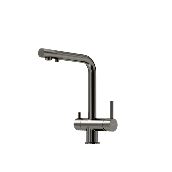 SANCOS Смеситель для кухни Foster с возможностью подключения фильтра для воды, цвет вороненая сталь, арт. SC4014GG SC4014GG