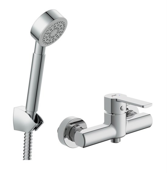 CERSANIT Smart Комплект SMART 2 в 1 смеситель для душа SMART душевой гарнитур CARI (64511) 64511 - фото 366438