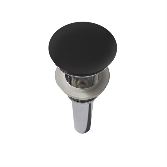 VINCEA Донный клапан Solid Surface DBS-616MB, черная матовая крышка, без перелива DBS-616MB - фото 372299