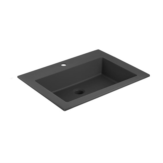 VINCEA Раковина VCB-13600B из кварца, цвет черный VCB-13600B - фото 372873