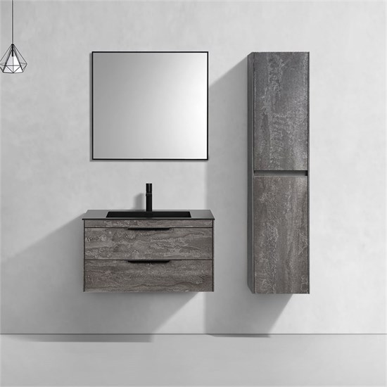 VINCEA База под раковину Chiara 2D 800 подвесная, 2 выкатных ящика soft-close, G.Stone VMC-2C2800GS - фото 372898