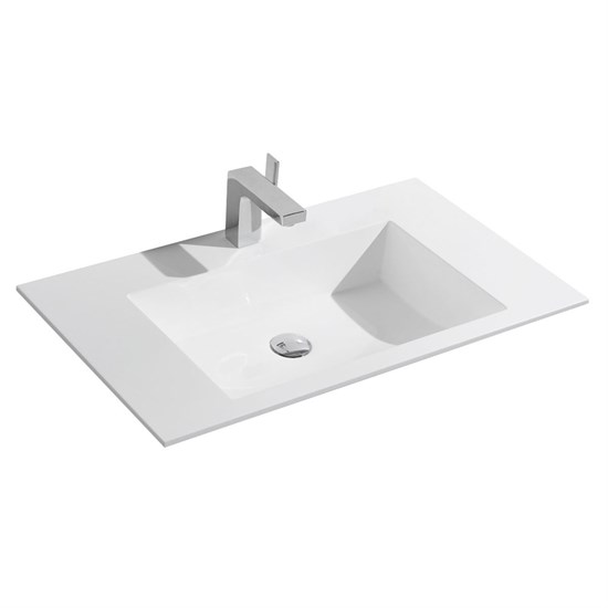 VINCEA Раковина VCB-13800W из искусственного камня, цвет белый VCB-13800W - фото 372934