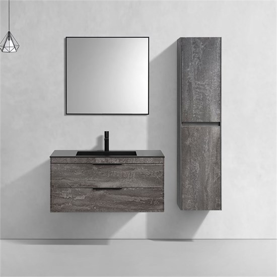 VINCEA База под раковину Chiara 2D 1000 подвесная, 2 выкатных ящика soft-close, G.Stone VMC-2C2100GS - фото 372954