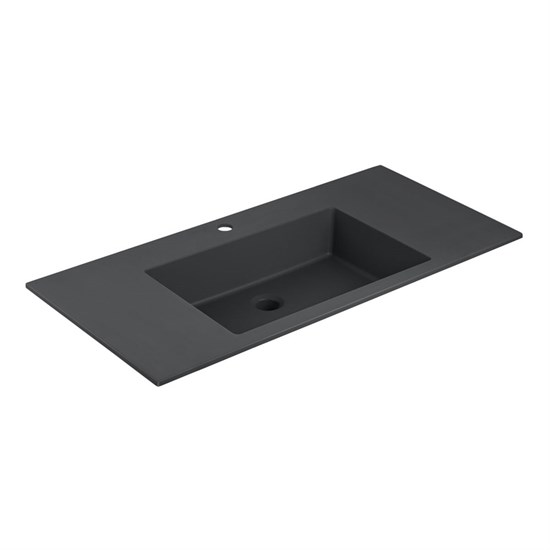 VINCEA Раковина VCB-13100B из кварца, цвет черный VCB-13100B - фото 372993