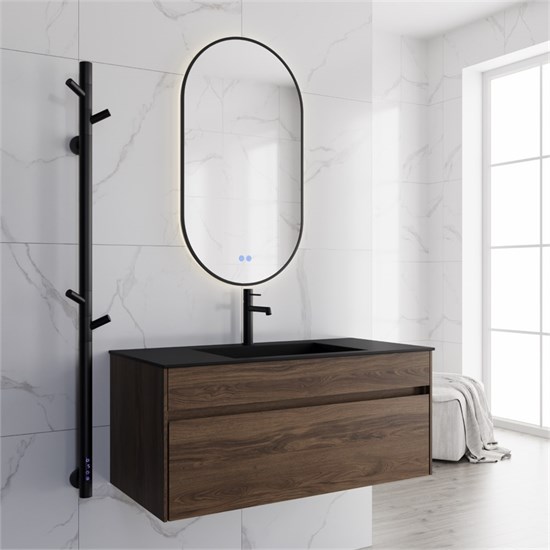 VINCEA База под раковину Chiara 1000 подвесная, 1 выкатной ящик soft-close, C.Oak VMC-2C100CO - фото 373116