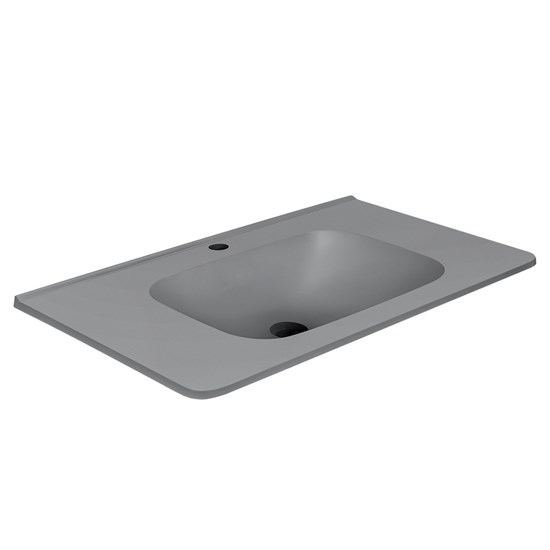 VINCEA Раковина VCB-2VP800W из искусственного камня, цвет белый VCB-2VP800G - фото 373535