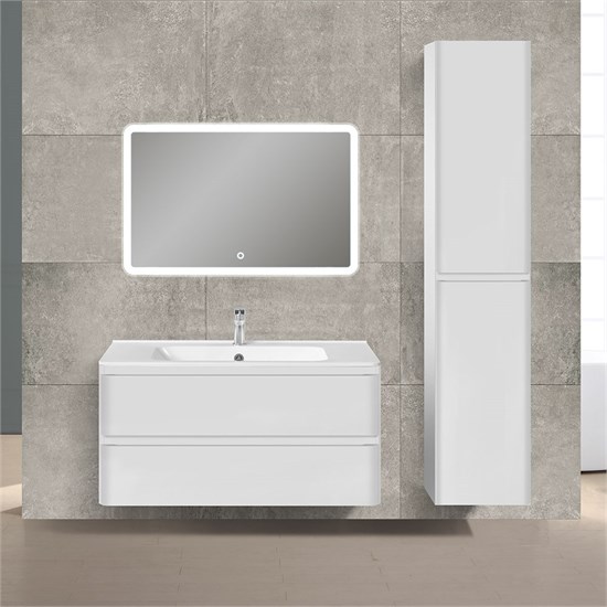 VINCEA База под раковину Vico 1000 подвесная, 2 выкатных ящика soft close, G.White VMC-2V100GW - фото 373536