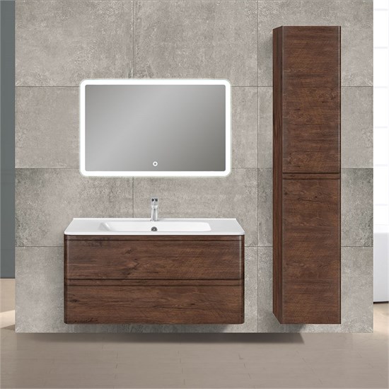 VINCEA База под раковину Vico 1000 подвесная, 2 выкатных ящика soft close, R.Wood VMC-2V100RW - фото 373541