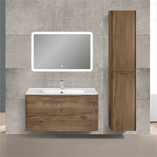 VINCEA База под раковину Paola 1000 подвесная, 2 выкатных ящика soft close, V.Oak VMC-2P100VO - фото 373634