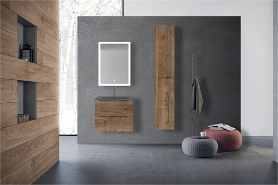 VINCEA База под керамическую раковину Mia 600 подвесная, 2 выкатных ящика soft close, V.Oak VMC-2MC600VO - фото 373674