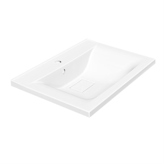 VINCEA Раковина VCB-3M600W из искусственного камня, цвет белый VCB-3M600W - фото 373963