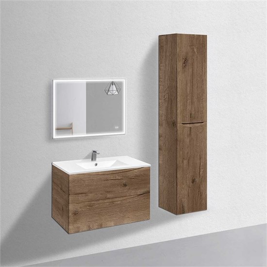 VINCEA База под керамическую раковину Mia 900 подвесная, 2 выкатных ящика soft close, V.Oak VMC-2MC900VO - фото 374052