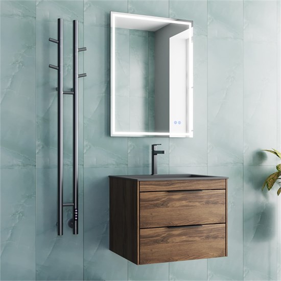 VINCEA Полотенцесушитель электрический VTD-1D2GE 25х130, графит, таймер VTD-1D2GE - фото 374819