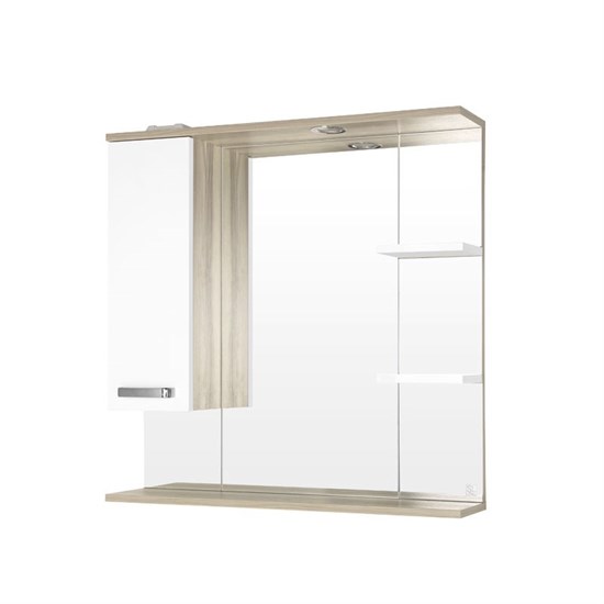 STYLE LINE Зеркальный шкаф "Ориноко 800/С" ЛС-00000637 - фото 378000