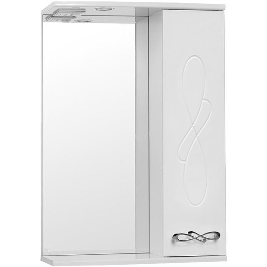 STYLE LINE Зеркальный шкаф Венеция 55/С ЛС-00000261 - фото 378011