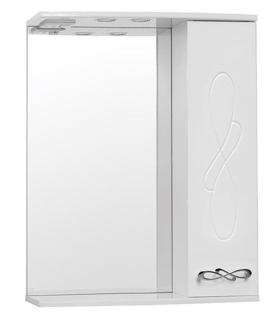 STYLE LINE Зеркальный шкаф Венеция 65/С ЛС-00000262 - фото 378018
