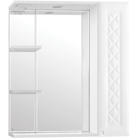 STYLE LINE Зеркальный шкаф Канна 75/С, Люкс ЛС-00000295