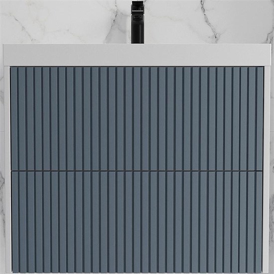 STYLE LINE Тумба подвесная "Стокгольм 70", Classic 70, (2 ящ.) графит софт, PUSH ЛС-00002312