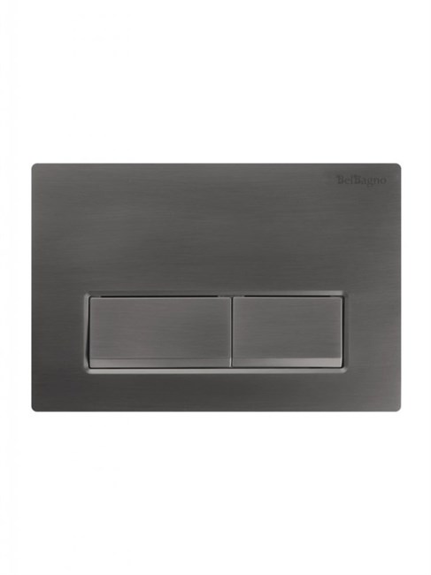 BELBAGNO Кнопка смыва BB-15R-GM, оружейная сталь BB-15R-GM