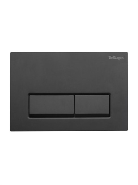 BELBAGNO Кнопка смыва BB-15R-NERO.M, черный матовый BB-15R-NERO.M