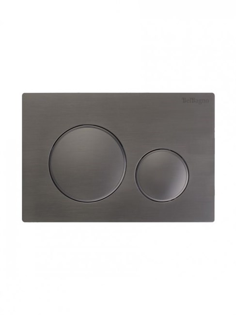 BELBAGNO Кнопка смыва BB-17C-GM, оружейная сталь BB-17C-GM