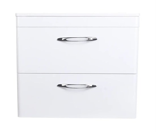 STYLE LINE El Fante Kara El Fante Тумба подвесная "Каре 70" (2 ящ.) Люкс белая, PLUS СС-00002269