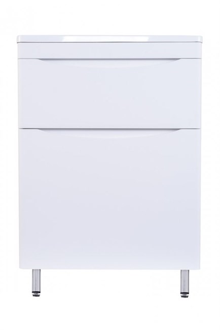 STYLE LINE El Fante Bergamo El Fante Тумба напольная "Бергамо мини 60" (2 ящ.) Люкс антискрейтч белый, PLUS СС-00002307