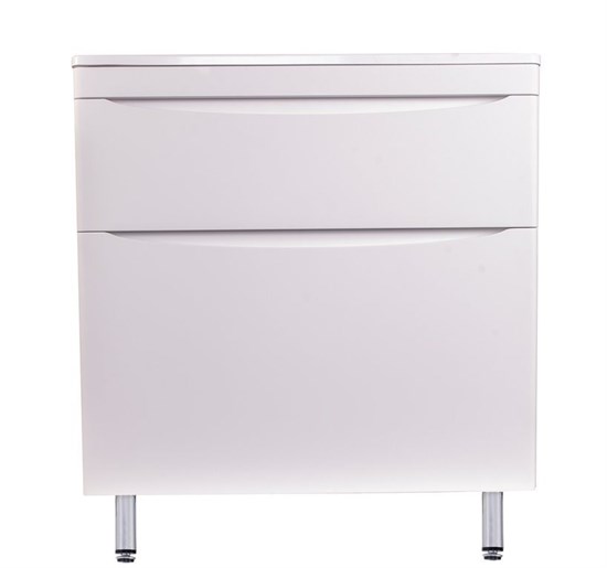 STYLE LINE El Fante Bergamo El Fante Тумба напольная "Бергамо мини 90" (2 ящ.) Люкс антискрейтч белый, PLUS СС-00002361
