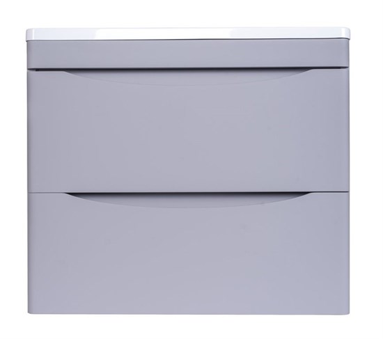 STYLE LINE El Fante Bergamo El Fante Тумба подвесная "Бергамо мини 60" (2 ящ.) Люкс антискрейтч серый, PLUS СС-00002317