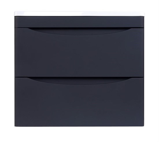 STYLE LINE El Fante Bergamo El Fante Тумба подвесная "Бергамо мини 60" (2 ящ.) Люкс антискрейтч черный, PLUS СС-00002318