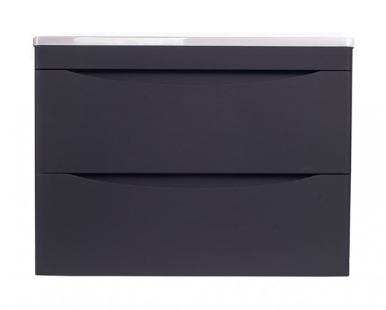 STYLE LINE El Fante Bergamo El Fante Тумба подвесная "Бергамо мини 70" (2 ящ.) Люкс антискрейтч черный, PLUS СС-00002321