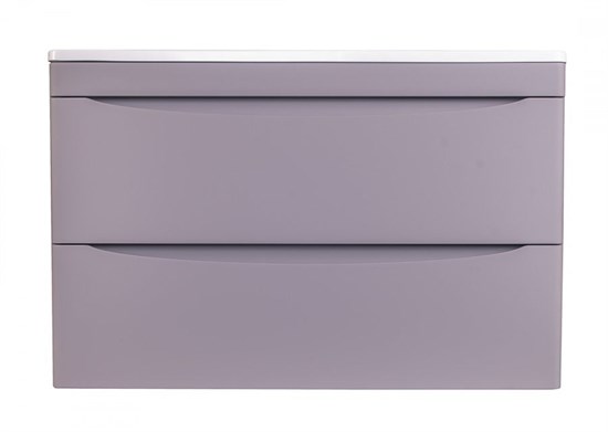 STYLE LINE El Fante Bergamo El Fante Тумба подвесная "Бергамо мини 80" (2 ящ.) Люкс антискрейтч серый, PLUS СС-00002323