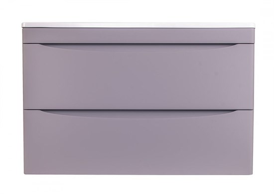 STYLE LINE El Fante Bergamo El Fante Тумба подвесная "Бергамо мини 90" (2 ящ.) Люкс антискрейтч серый, PLUS СС-00002365