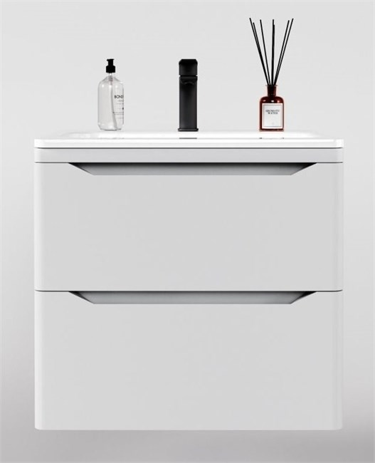 STYLE LINE El Fante Marella El Fante Тумба подвесная "Марелла 70" (2 ящ.) Люкс антискрейтч белый матовый, PLUS СС-00002407