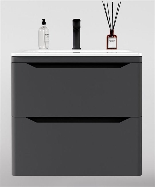 STYLE LINE El Fante Marella El Fante Тумба подвесная "Марелла 70" (2 ящ.) Люкс антискрейтч серый, PLUS СС-00002409