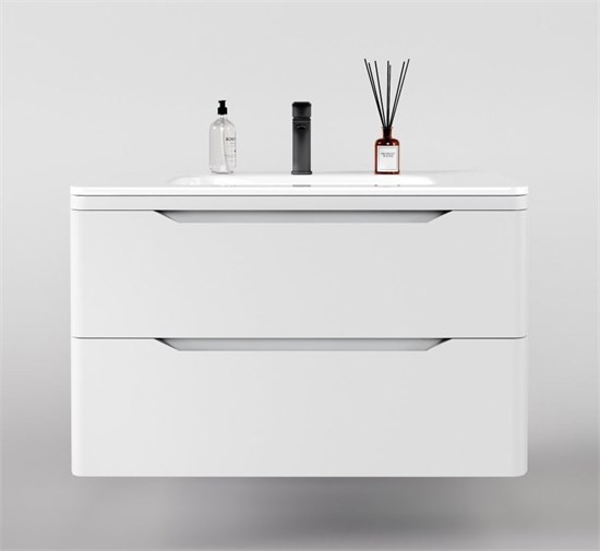 STYLE LINE El Fante Marella El Fante Тумба подвесная "Марелла 90" (2 ящ.) Люкс антискрейтч белый матовый, PLUS СС-00002413